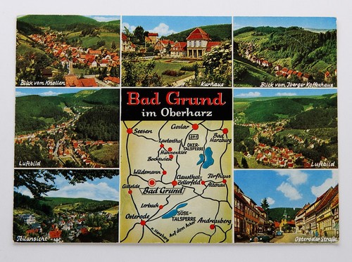 Postkarte bad grund - -,