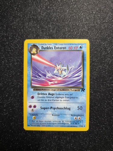 Pokemon karte dunkles entoron - dunkles,