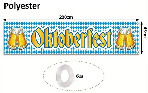 Banner oktoberfest 45x200cm - banner, "oktoberfest"