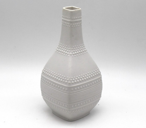 Art weiße vase punkte - weiße,