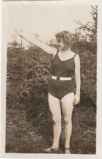 Vintage Photo Young Woman in