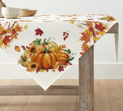 Tischdecke herbst kürbisse - herbst,