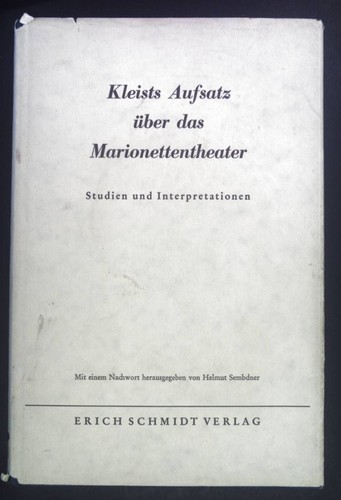 Kleists aufsatz über das - über,