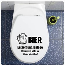 Aufkleber für WC Deckel Bier