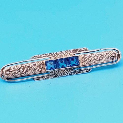 835 silber brosche jugendstil - 835,