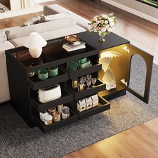 Sideboard mit 6 Schubladen LED