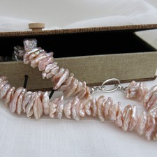 Unikat Keshi-Barockperlenkette