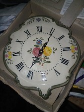 Wanduhr Zeller Keramik "Alt