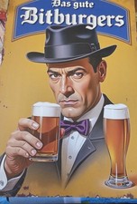 Blechschild BRAUEREI,Bitburger