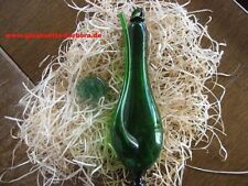 Goethe Barometer Glashütte Barbora Böhmischer Glaskunst hist. Replika Grün Deep