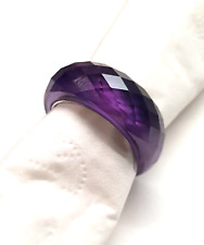 TCM Tchibo LILA - facettierten Zirkonia Silberring Ring Silber 925 Gr.19 /60