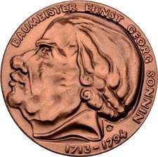 Medaille Hamburg Ernst Georg