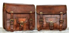 Tasche Vintage Leder Motorrad Sattel Seite Werkzeug Packtaschen Braun Taschen