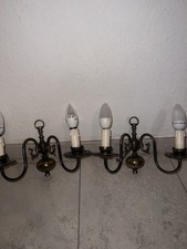 2 Messing Wandlampe