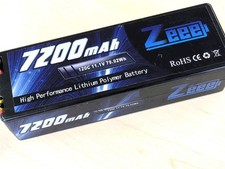 ZEE !-120C-! 3S 11.1V LIPO 7200mAh Hardcase Deans T RC-CAR