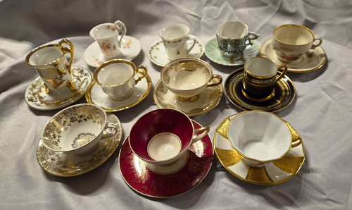 Porzellan tasse untertasse - porzellan,