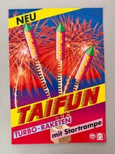 WECO Feuerwerk Plakat Vintage