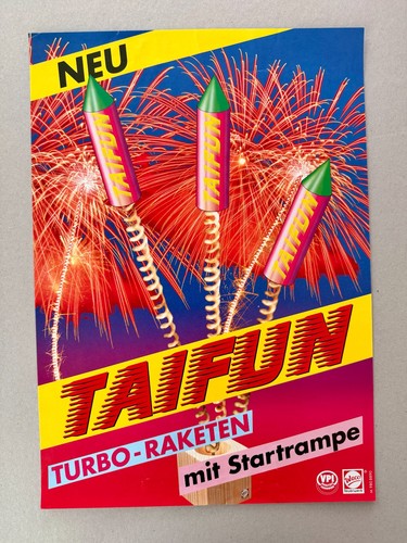 Weco feuerwerk plakat vintage - weco,