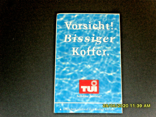 Aufkleber sticker tui - sticker, +