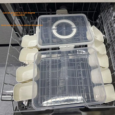 Geteiltes Serviertablett mit