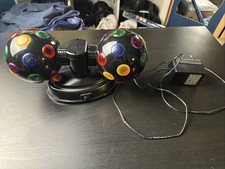 Mini Diskokugel mit Adapter 12V, Drehend Bunte Farben