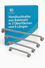 Edelstahl Handtuchhalter Handtuchstange Badetuchhalter Bad Handtuch Halter Chrom