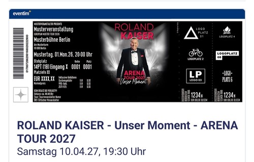 Tickets roland kaiser - tickets,