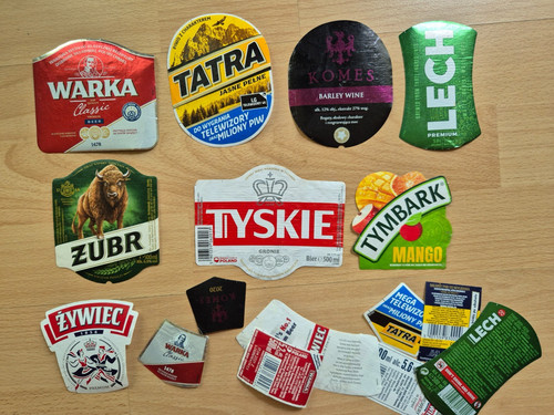 Polen bier etiketten beer - polen,