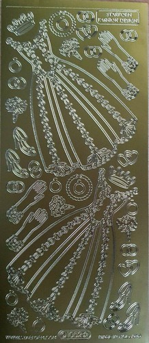 Stickerbogen braut brautkleid - stickerbogen,