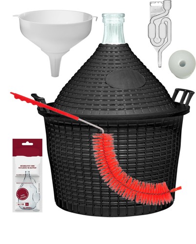 25l weinset glasballon - 25l,