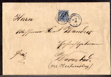 DSWA Mi 4 Doppelbrief Swakopmund 14.3.98 über Lüderitzbucht 18.3.98 to Warmbad