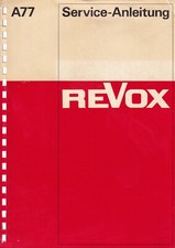 Service manua für revox - manua,
