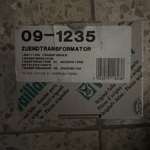 Vaillant zündtrafo vcw 110 - vc,