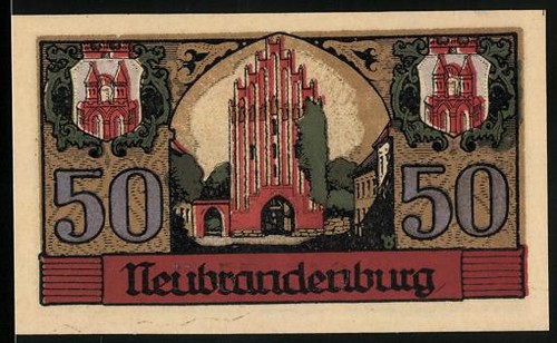 Notgeld neubrandenburg 1921 - notgeld,
