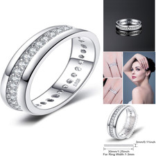 Silber 925 Damenring Zirkonia