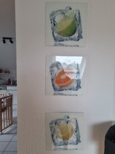 3GLASBILDER Deko mit Früchten