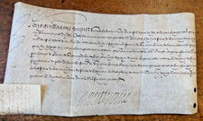 1703 Pergament vom Marquis de