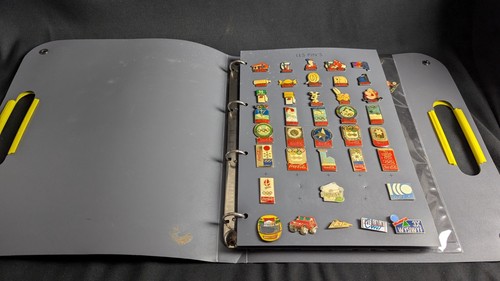 Vintage ordner album pin - album, pin's