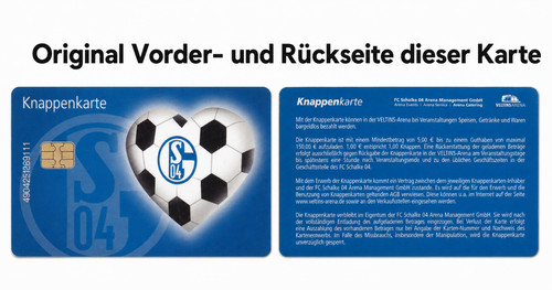 Knappenkarte schalke love - knappenkarte, i