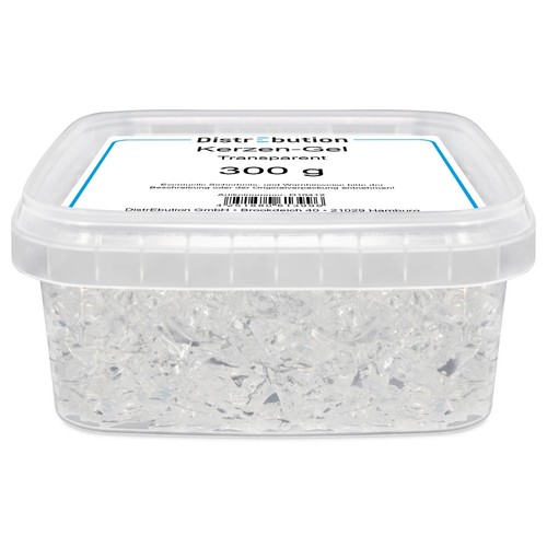 Kerzen gel transparent 300g - transparent,