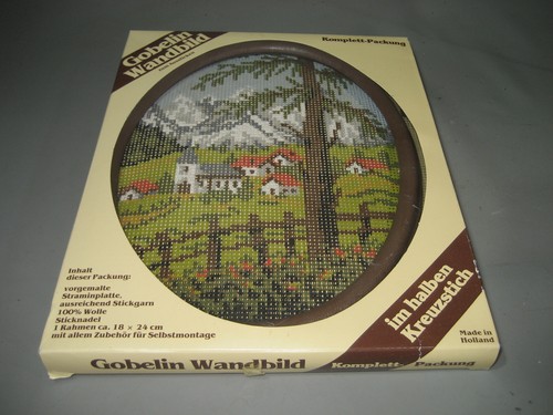 Stickpackung alt gobelin - >,