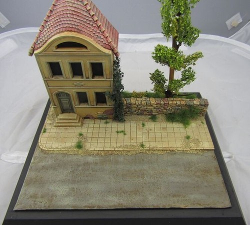Diorama stadthaus ruine - 1:72,