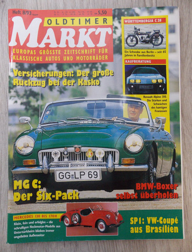 Oldtimer markt august 1993 - august,