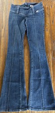 Miss Sixty Flaire Nixie Jeans Blau Dunkelblau W 26 Schlag Kult Vintage