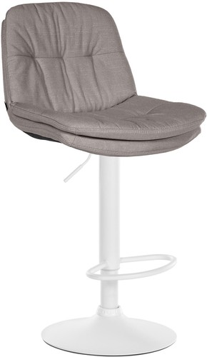 Barhocker laurel stoff weiß - barhocker,