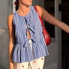 Ärmelloses modisches Top mit