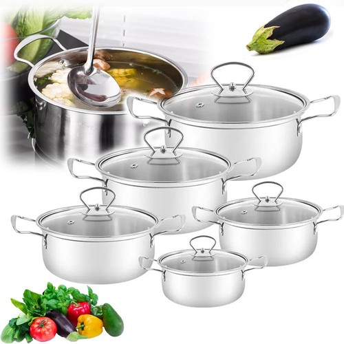 Topfset induktion teilig - topfset, 5-teilig