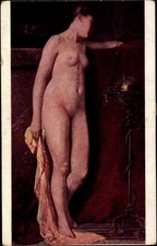 Künstler Ak Häusler, Erotik