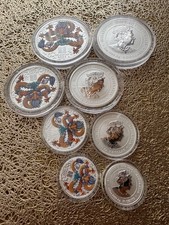 Lunar III 20 x 1/2 Silbermünze - Jahr des Drachen 2024 - Color/Farbig