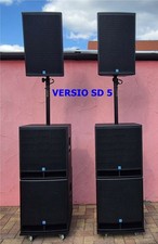 Bis 3500Watt aktive PA-Anlage mit Neodym-Technik - K.M.E. VERSIO SD 3, SD 4, SD5